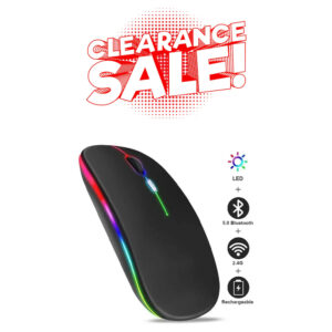 Wireless RGB, Rechargeable Mouse